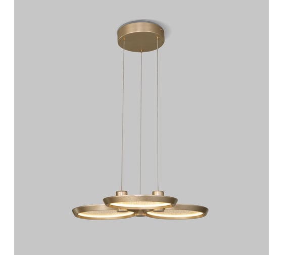 Изображение товара Подвесной светодиодный светильник Eurosvet Crespella 90034/3 золото a069293