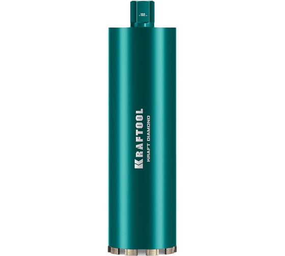 Изображение товара Алмазная коронка по железобетону KRAFTOOL Diamond 132 мм 29825-132