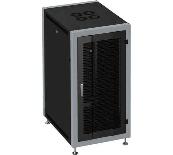 Изображение товара Серверный шкаф SYSMATRIX, 18U 600х800х935 передняя дверь-перфорация, задняя сплошная SL 6818 932