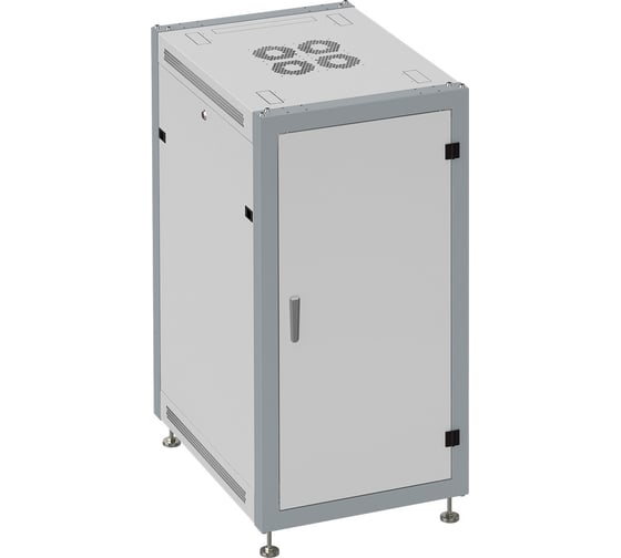 Изображение товара Коммутационный шкаф SYSMATRIX, 42U 600х600х2000 передняя и задняя двери-сплошные SL 6642 722