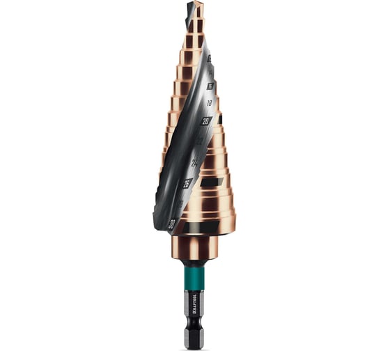 Изображение товара Сверло ступенчатое KRAFTOOL Cobalt 6-30мм, 13 ступеней 29691-6-30-13