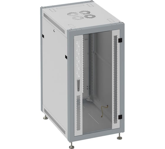 Изображение товара Коммутационный шкаф SYSMATRIX, 42U 600х800х2000 передняя дверь-стекло, задняя-2 створки SL 6842 714