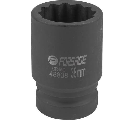 Изображение товара Головка ударная 12-гранная Forsage 38 мм, 1DR F-48838(59009)