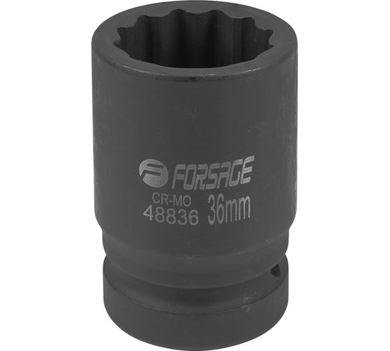 Изображение товара Головка ударная 12-гранная Forsage 36 мм, 1DR F-48836(59008)