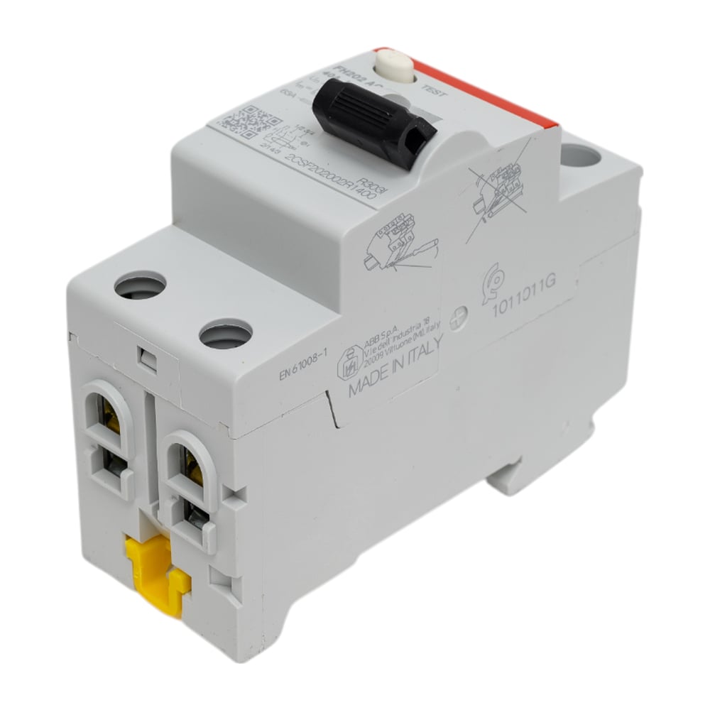 Изображение товара Выключатель дифференциального тока ABB FH202 AC-40/0,03 2 модуля для DIN-рейки