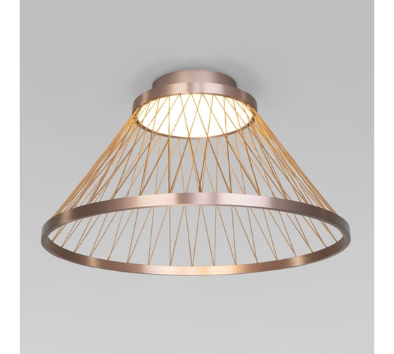 Изображение товара Потолочный светодиодный светильник Eurosvet Cesta 40019/1 LED коричневый a069291