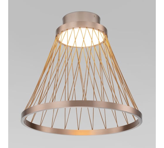 Изображение товара Потолочный светодиодный светильник Eurosvet Cesta 40018/1 LED коричневый a069290