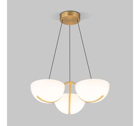 Изображение товара Подвесной светодиодный светильник Eurosvet Emisfero 50083/3 LED золото a069300