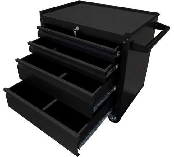 Изображение товара Инструментальная тележка Вертикаль ILIKPRO Смарт чёрная SIS-22.744.678.000.R9005