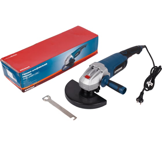 Изображение товара Шлифовальная угловая машина КРАТОН AMG-2400-230J 3 05 01 044