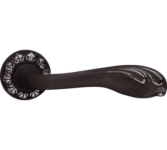 Изображение товара Дверная ручка Ренц Фабриано черный/хром блестящий INDH 64-10 B/CP