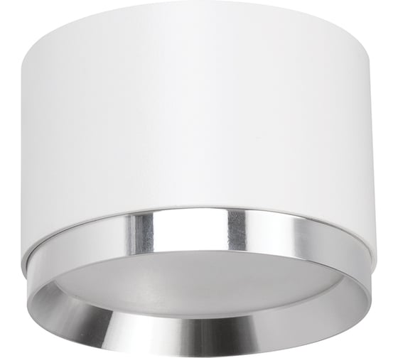 Изображение товара Светильник потолочный FERON Barrel DUET HL459 12W, 230V,GX53, белый + хром IP20, 51688