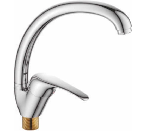 Изображение товара Смеситель для кухни PLATAN 75465 Bonn, латунь, высокий излив, картридж 40мм, гайка УТ-00052176