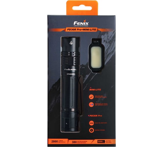 Изображение товара Фонарь Fenix набор PD36R Pro+MINI-LITE PD36RPROMINILITE