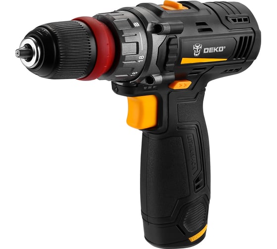 Изображение товара Аккумуляторная дрель-шуруповерт DEKO GCD12DU3 Li-Ion 063-4114