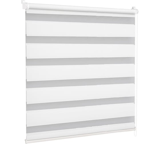 Изображение товара Рулонная штора Delfa день-ночь Стандарт белый D609 70/160