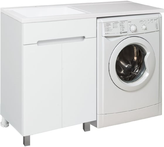 Изображение товара Тумба Runo Орион 60 под умывальник Гамма 120 лайт, белый 00-00004160