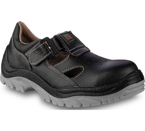 Изображение товара Полуботинки кожаные SCENDA URSUS с перфорацией РЕДГРЕЙ ПУ/ТПУ, металлический подносок,антипрокольная стелька БОТ21531СТ.22/46