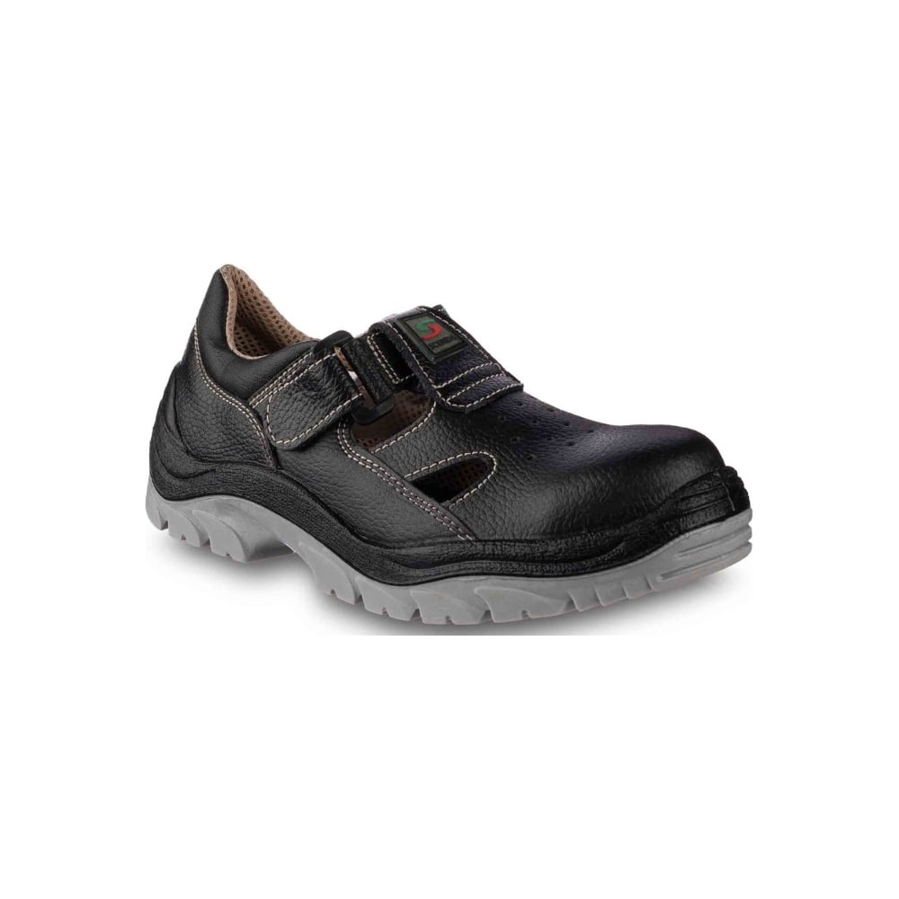 Изображение товара Полуботинки кожаные SCENDA URSUS с перфорацией черные