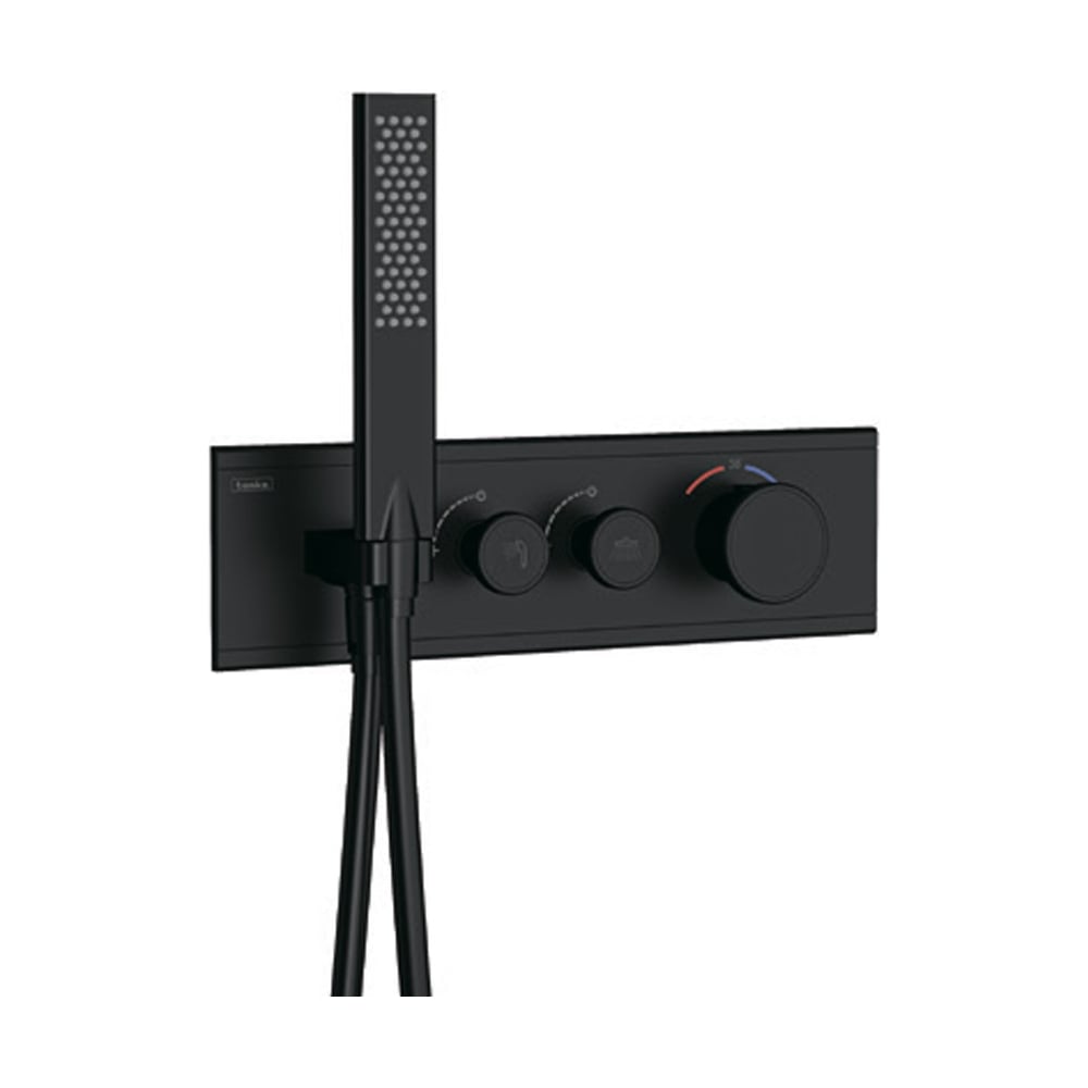 Изображение товара Внешняя панель управления TESKA SH2008 черная на 2 режима для душа