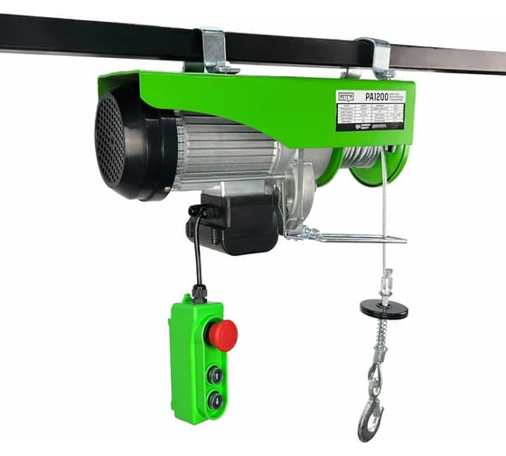 Изображение товара Мини таль электрическая стационарная HITCH РА1200 600/1200кг 12/6м 220В SZ086107