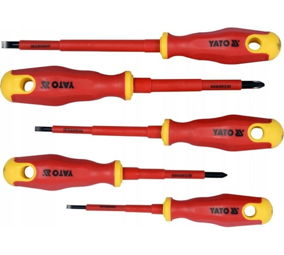 Изображение товара Набор диэлектрических отверток YATO 5шт. YT-2827