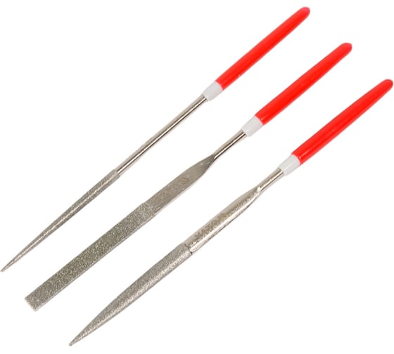 Изображение товара Алмазные надфили в наборе YATO 3x140x50мм, 3пр YT-6143