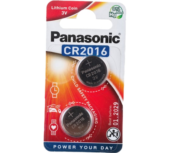 Изображение товара Батарейка Panasonic Power Cells CR2016 B2 УТ-00000236