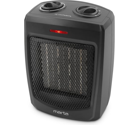 Изображение товара Тепловентилятор MARTA черный жемчуг MT-2522ч