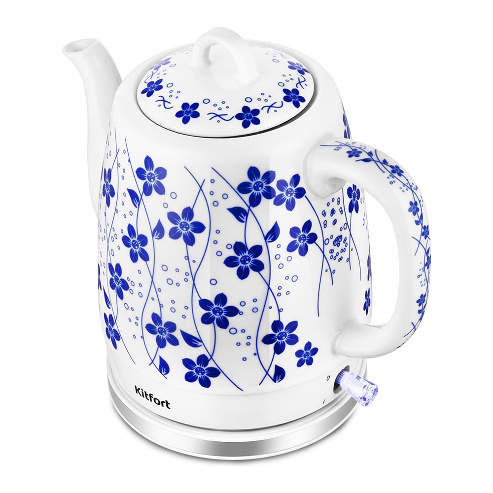 Изображение товара Электрический чайник Kitfort КТ-6788 с керамическим корпусом 1 л