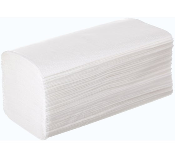 Изображение товара Полотенца листовые ACG Классик V-сл. 1 сл. целлюлоза 23x21см, 25г/м2, 200 л/пачке, 20 пачек 1028131