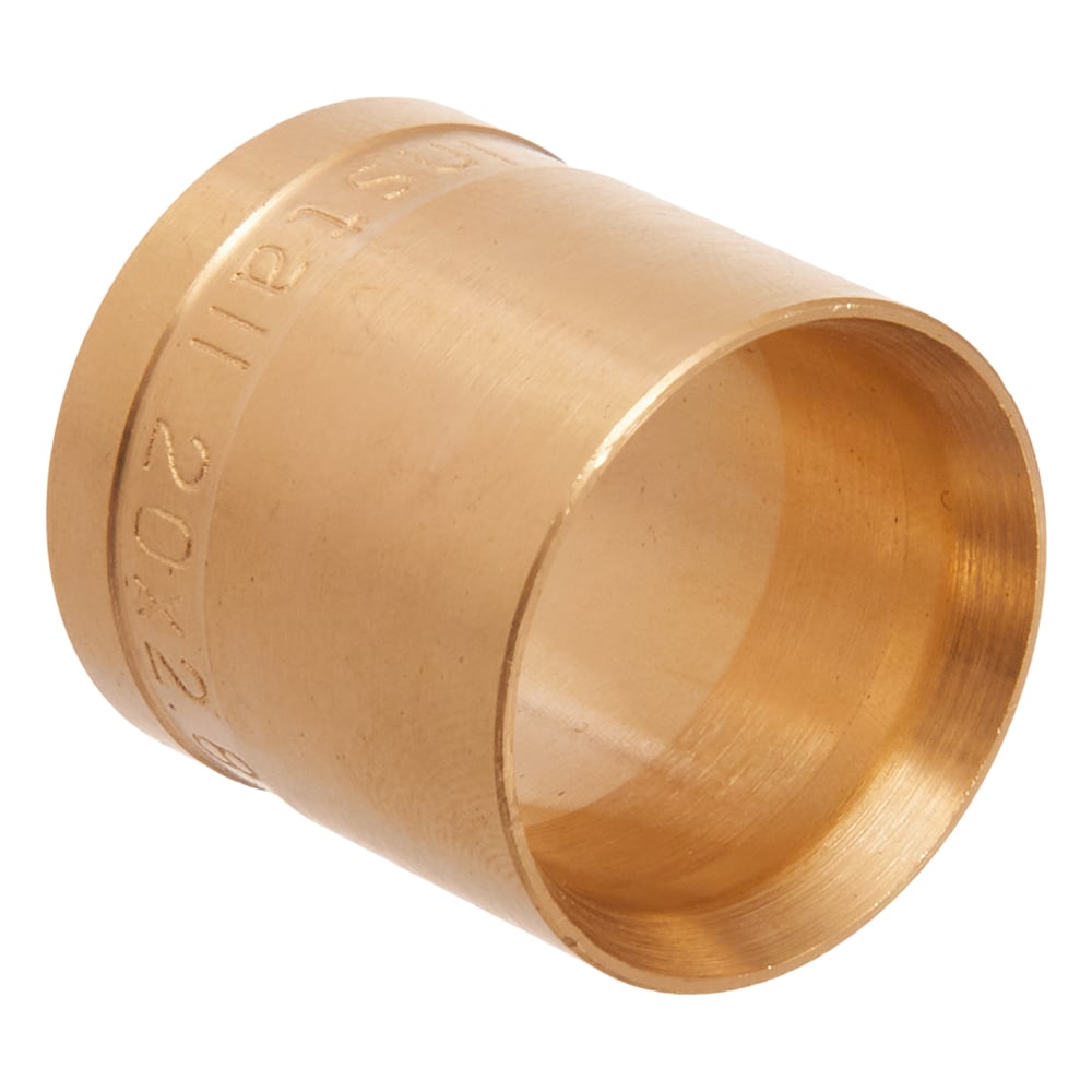 Изображение товара Гильза аксиальная латунная Smart Install 20x2,8, упаковка 20 шт.