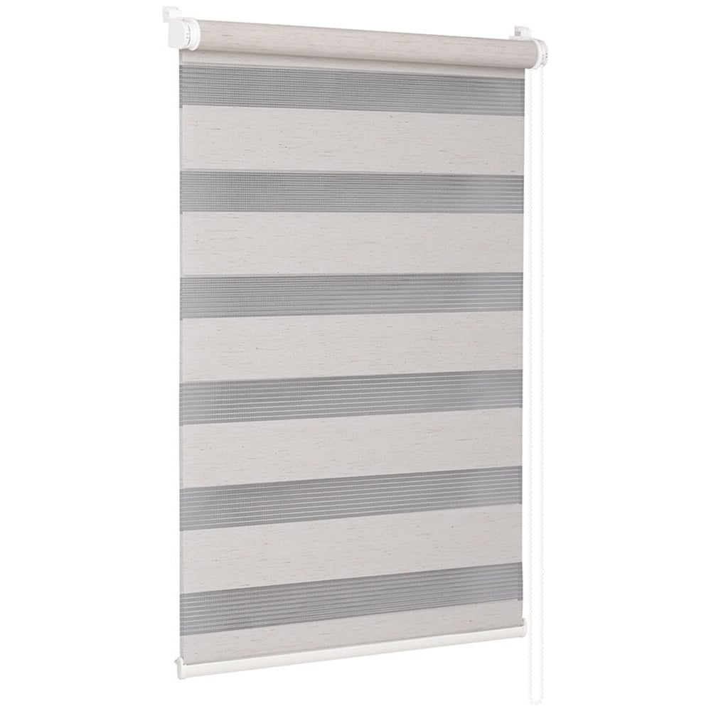 Изображение товара Рулонная штора Delfa А608 День-ночь Натур под лен