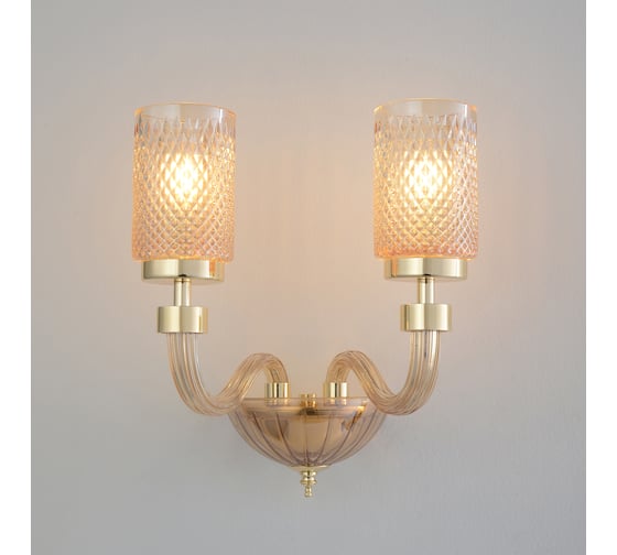 Изображение товара Бра Crystal lux SILVESTRO AP2 AMBER