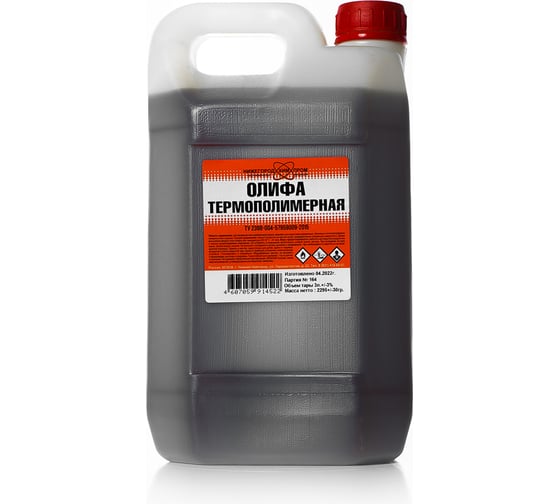 Изображение товара Олифа термополимерная, канистра 3 л. НХП 4607059914522