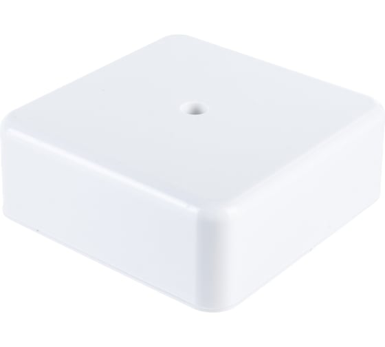 Изображение товара Распаечная коробка IEK КМ для открытой проводки, 75х75х28мм, белая UKO10-075-075-028-K01-E