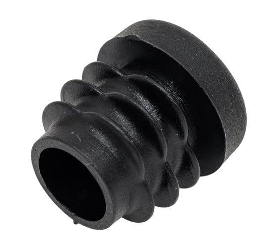 Изображение товара Заглушка для труб 23 Болта круглая d 16 мм черная, 10 шт. 26-0010