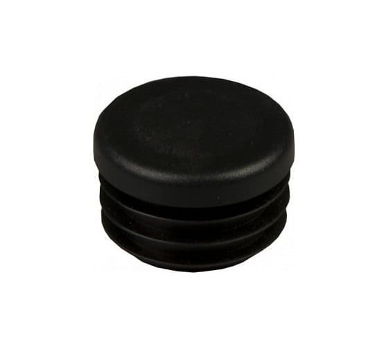 Изображение товара Заглушка для труб 23 Болта круглая d 45 мм черная, 100 шт. 26-0110ф100