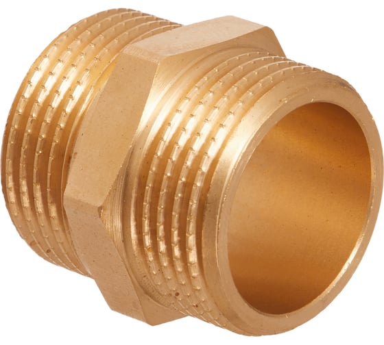 Изображение товара Ниппель латунный Smart Install Н/Н 1/2, упак. 10 шт. 52431S