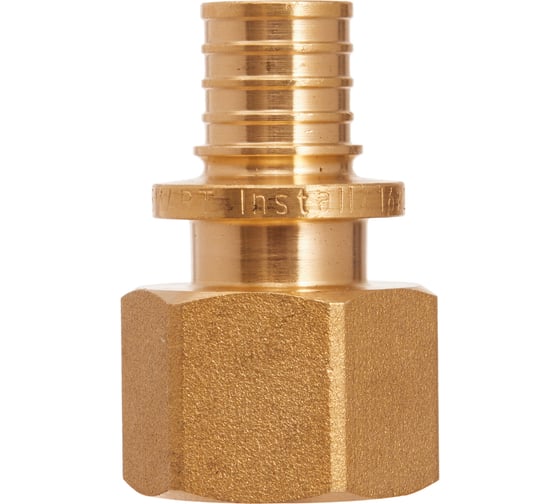 Изображение товара Переходник аксиальный латунный Smart Install 16x2,2- В1/2, упак. 10 шт. 52121S