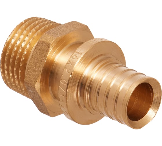 Изображение товара Переходник аксиальный латунный Smart Install 16x2,2- Н1/2, упак. 10 шт. 52111S