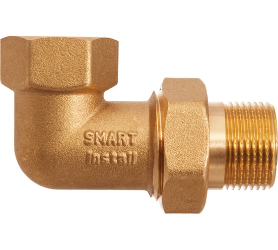 Изображение товара Разъемное соединение латунное Smart Install В/Н 1/2 угловое, упак. 10 шт. 52531S