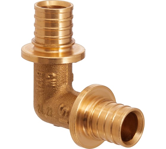 Изображение товара Угольник аксиальный латунный Smart Install 20x2,8, упак. 10 шт. 52132S