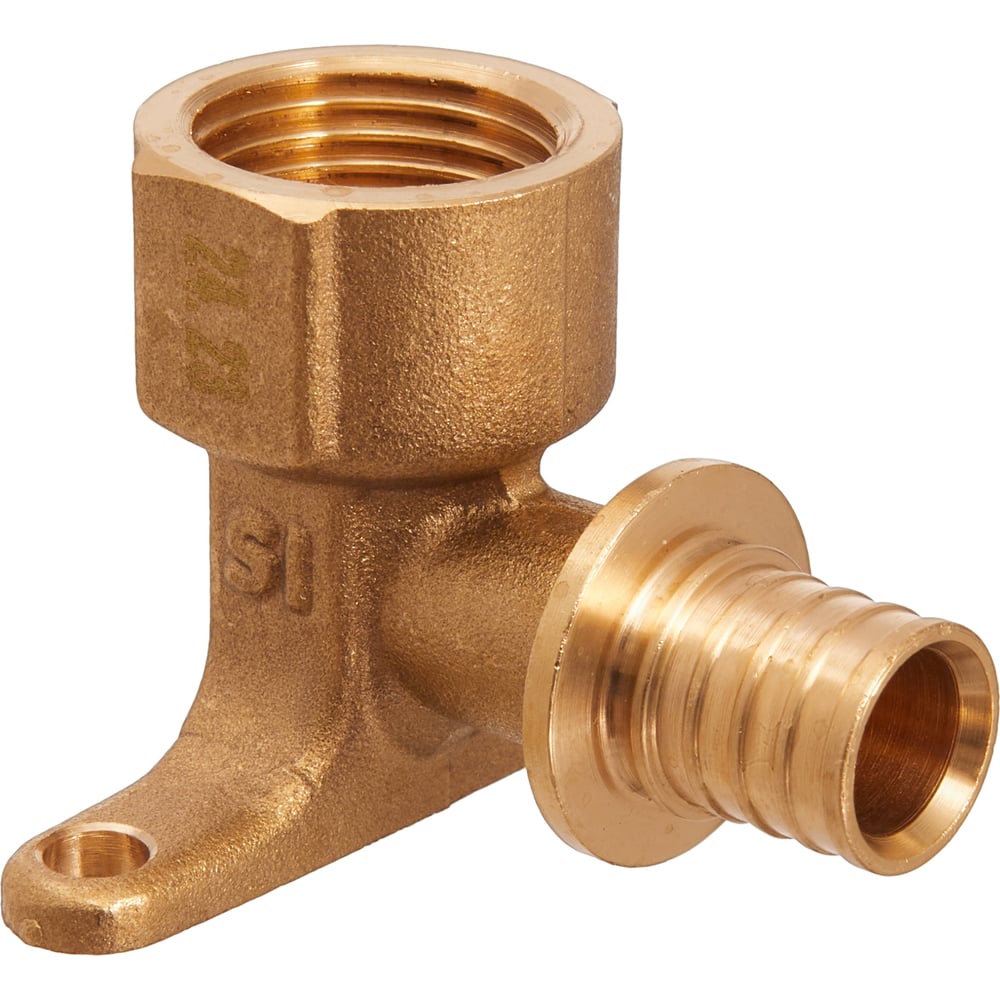 Изображение товара Настенный латунный аксиальный фитинг Smart Install 16x2,2- В1/2 для водопровода