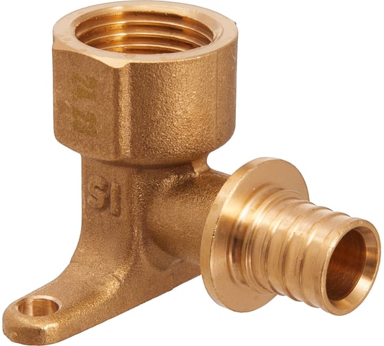 Изображение товара Угольник настенный аксиальный латунный Smart Install 16x2,2- В1/2, упак. 10 шт. 52161S