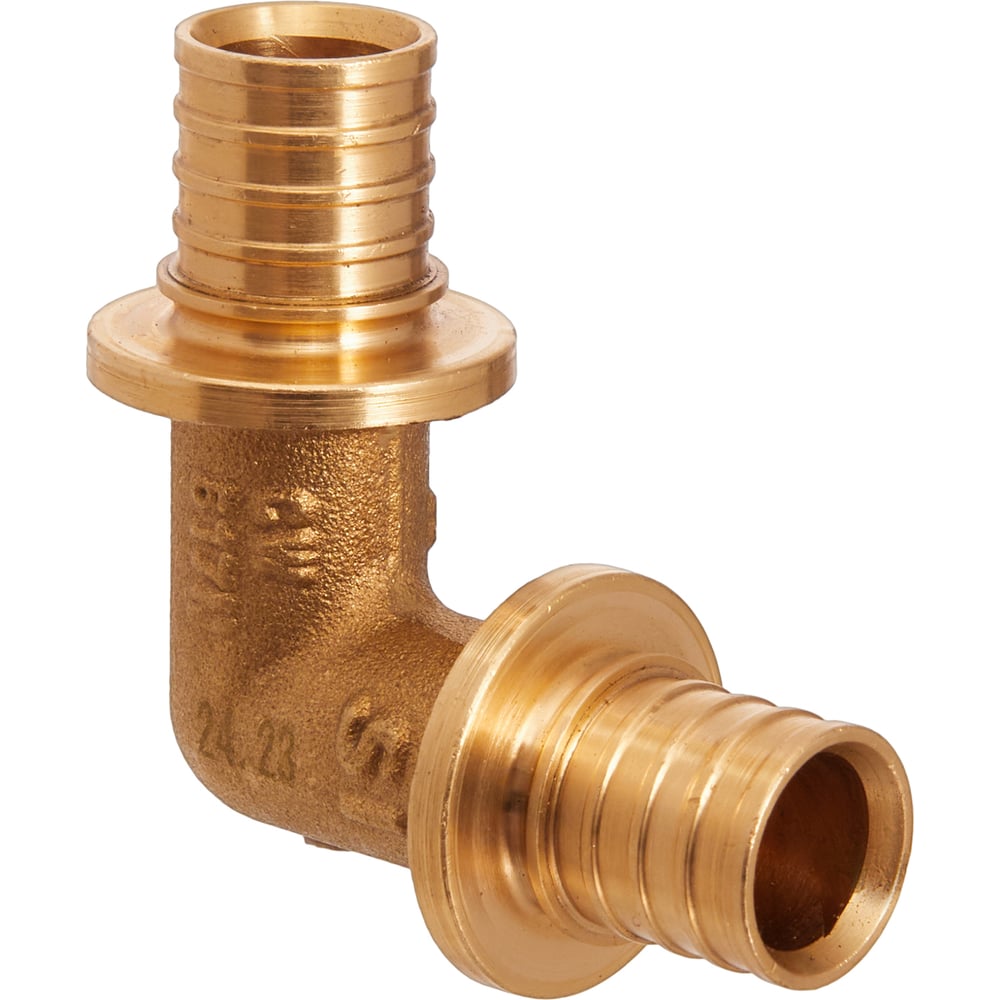 Изображение товара Угольник аксиальный латунный Smart Install 16x2,2, упак. 10 шт.