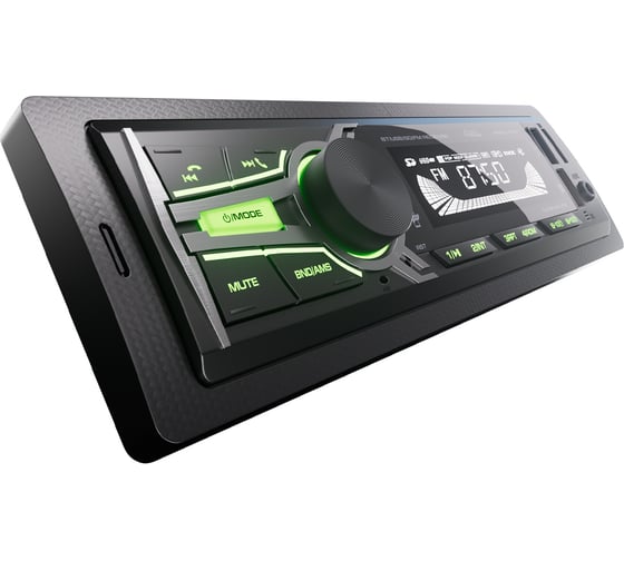 Изображение товара Ресивер AurA USB/SD/MMC 4x36w, FLAC, 2xUSB/micro SD/BT, APP, 1 RCA, зелёная подсветка FIREBALL-101BT