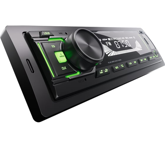 Изображение товара Ресивер AurA USB/SD/MMC 4x51w, FLAC, USB/BT, APP, 1 RCA, 12/24V, зелёная подсветка FIREBALL-204BT