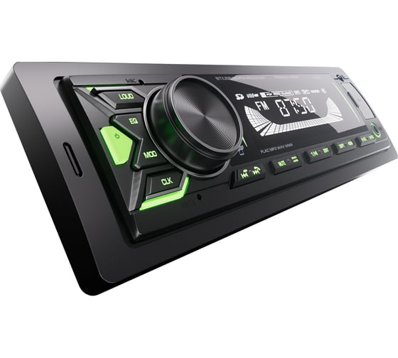 Изображение товара Ресивер AurA USB/SD/MMC 4x51w, FLAC, USB/BT, APP, 2 RCA, зелёная подсветка FIREBALL-205BT