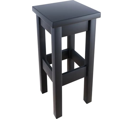Изображение товара Комплект из 2 табуретов Solarius Барный в стиле классика из массива сосны, цвет антрацит tabbarnklassser2
